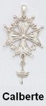 Croix huguenote Argent 925 modle CALBERTE