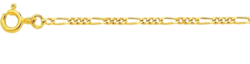 Chaine maille Cheval-Alterne Or Jaune 750ml modle CG528.17